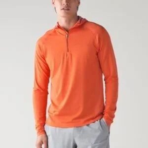 Lululemon Metal Vent Tech Hoodie Burnt Orange Size Medium